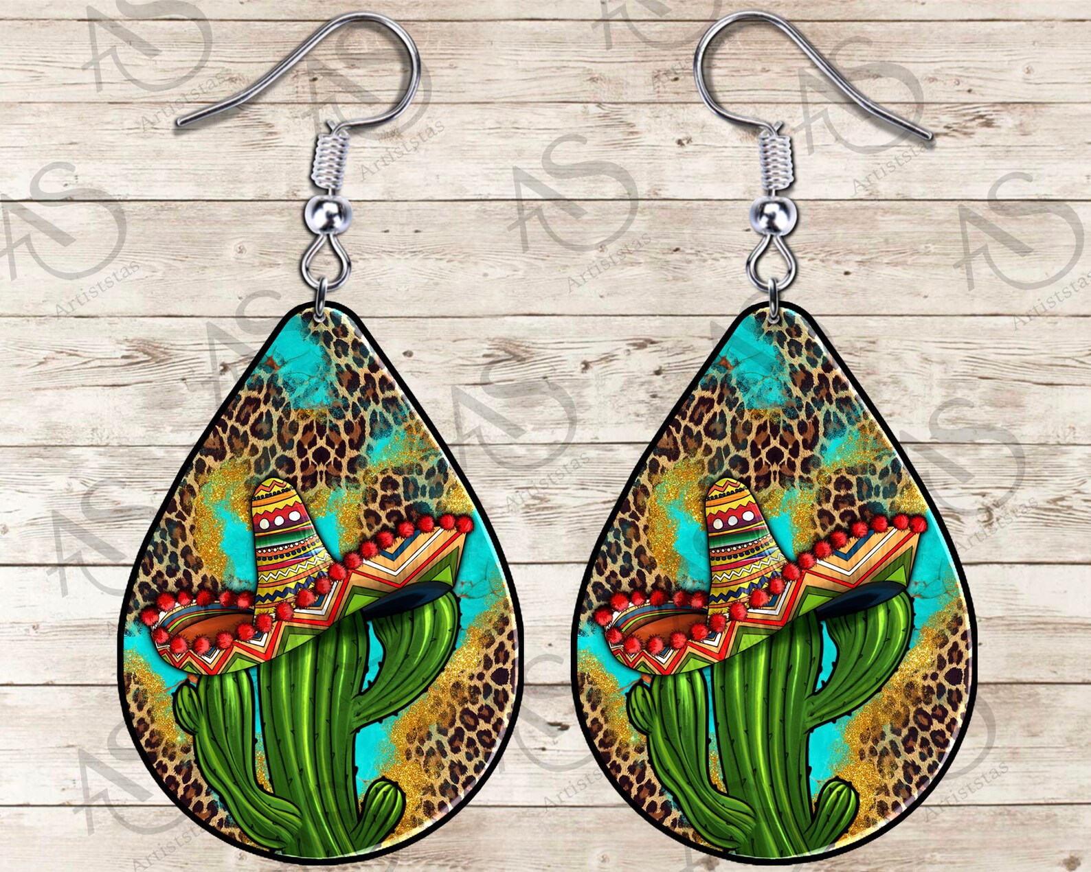 Cinco De Mayo Vibes Teardrop Earrings Png Design Bundle - Etsy