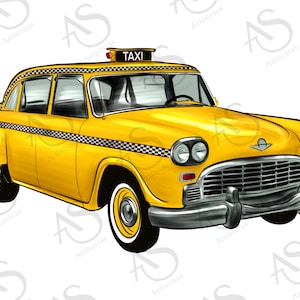 Táxi Táxi Png Design De Sublimação, Táxi Desenhado à Mão Png, Táxi Clipart, Taxista Png, Usa Táxi Png, Táxi Png, Download Digital
