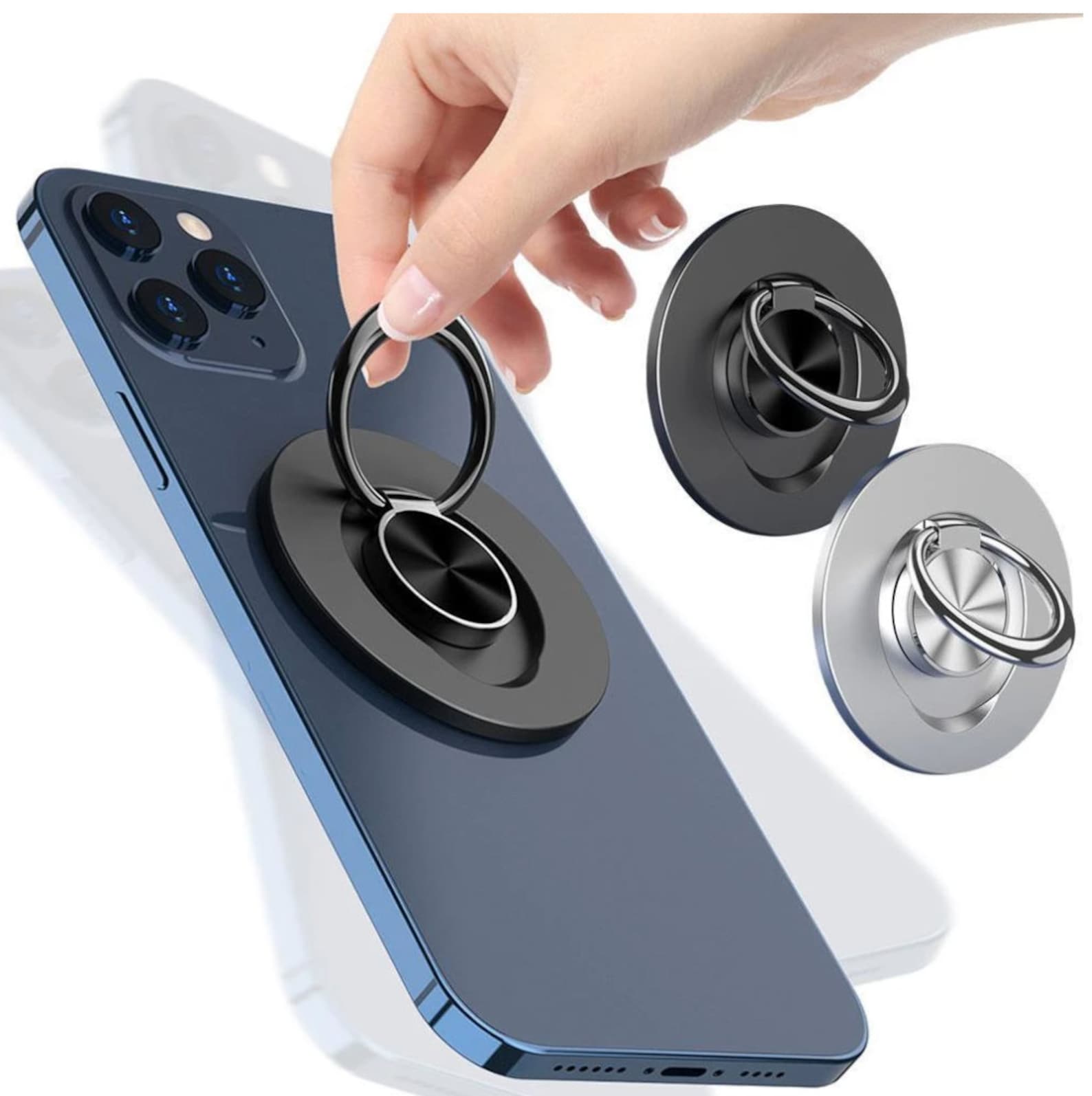 MagSafe Phone Ring Holder Metal Kickstand Grip iPhone12 Etsy