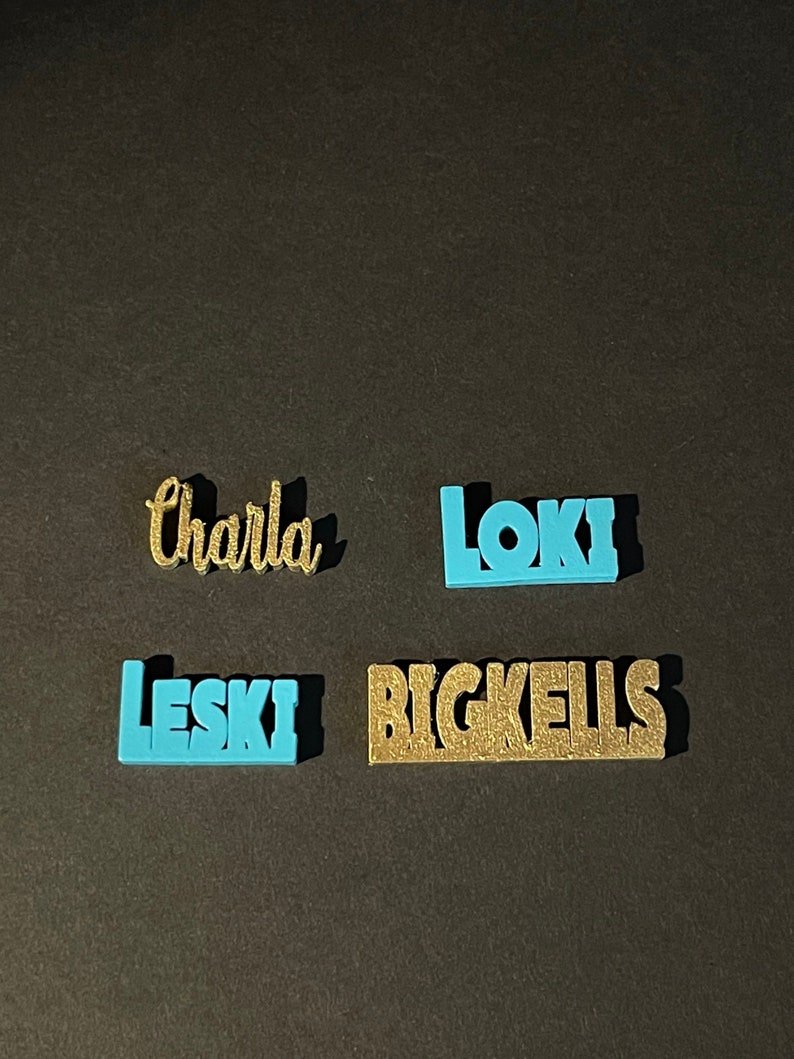 Personalized Custom Croc Charm Name Pins SINGLE Charm / Etsy