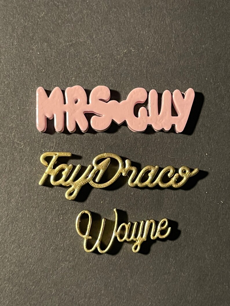 Personalized Custom Croc Charm Name Pins / Custom Shoe Charm / Etsy