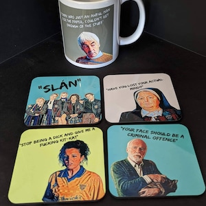 Derry Girls season 3 mug and coaster set