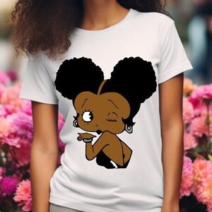 A Timeless Classic and Original Cartoon Diva Betty Boop T Shirt Always in Style, Betty Boop Winking Classic and Iconic TShirt