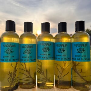 Rosemary and mint hair oil