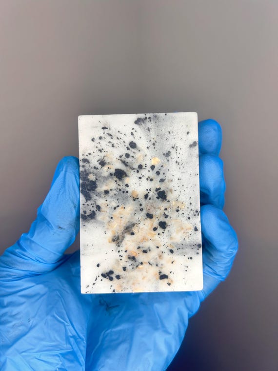 Oatmeal black-stone soap