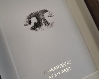 Personalised foiled sheet to go in ink kits