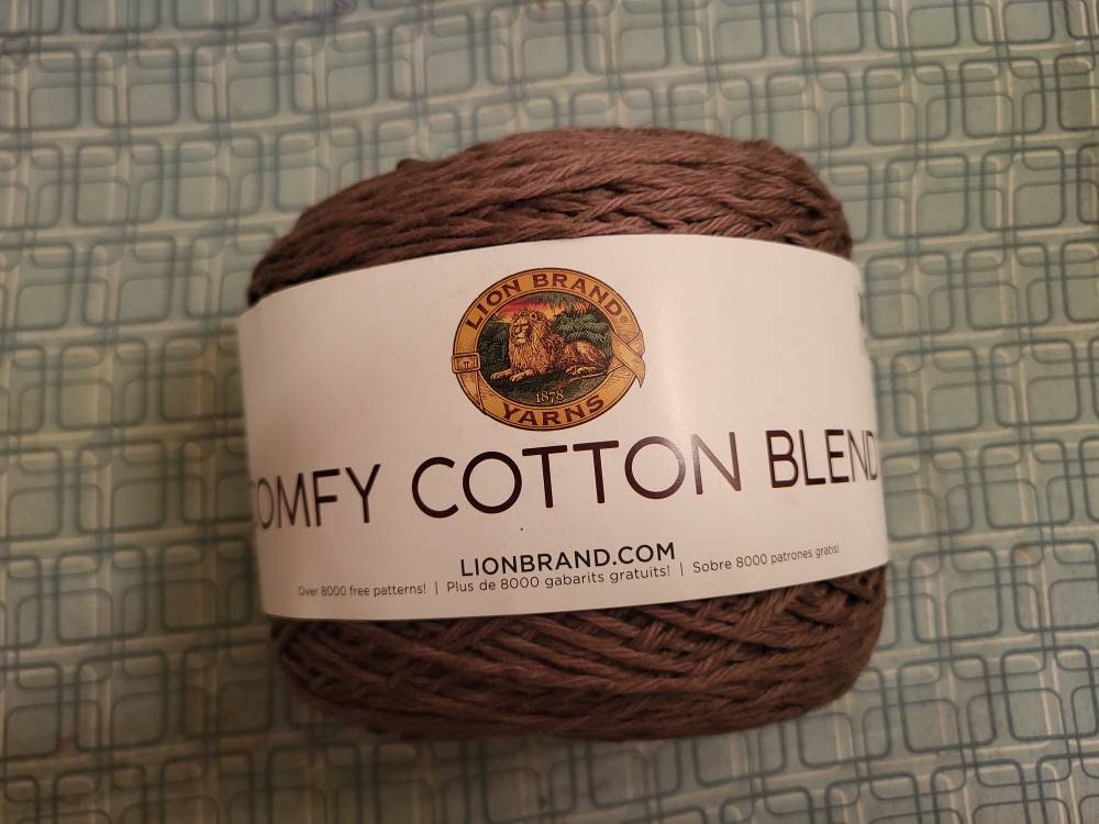 Lion Brand Yarn Comfy Cotton Blend Color - Mochaccino