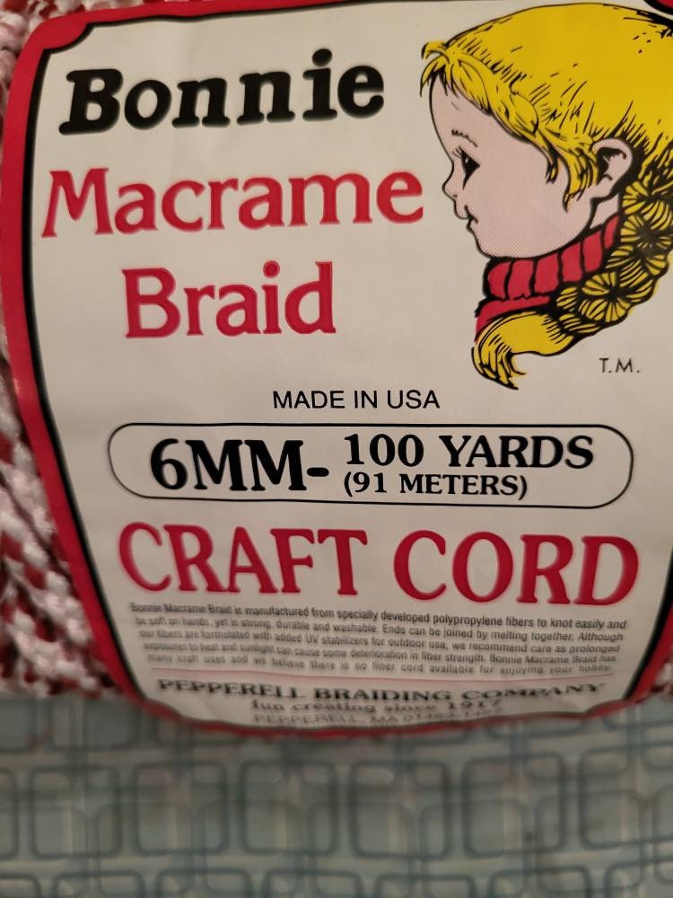 Macrame Cord 6mm 100yds by Pepperell Braiding