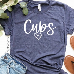 Cubs Tshirt, School Spirit Shirt, Teacher Shirt, Baseball mom shirt, Sports mom shirt, Avery Cubs Shirt