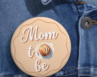 Spille per ospiti del baby shower "Bun in the Oven" - Spille per feste a tema pane, accessori per baby shower a tema pasticceria, set di bomboniere per brunch o baby shower in pasticceria