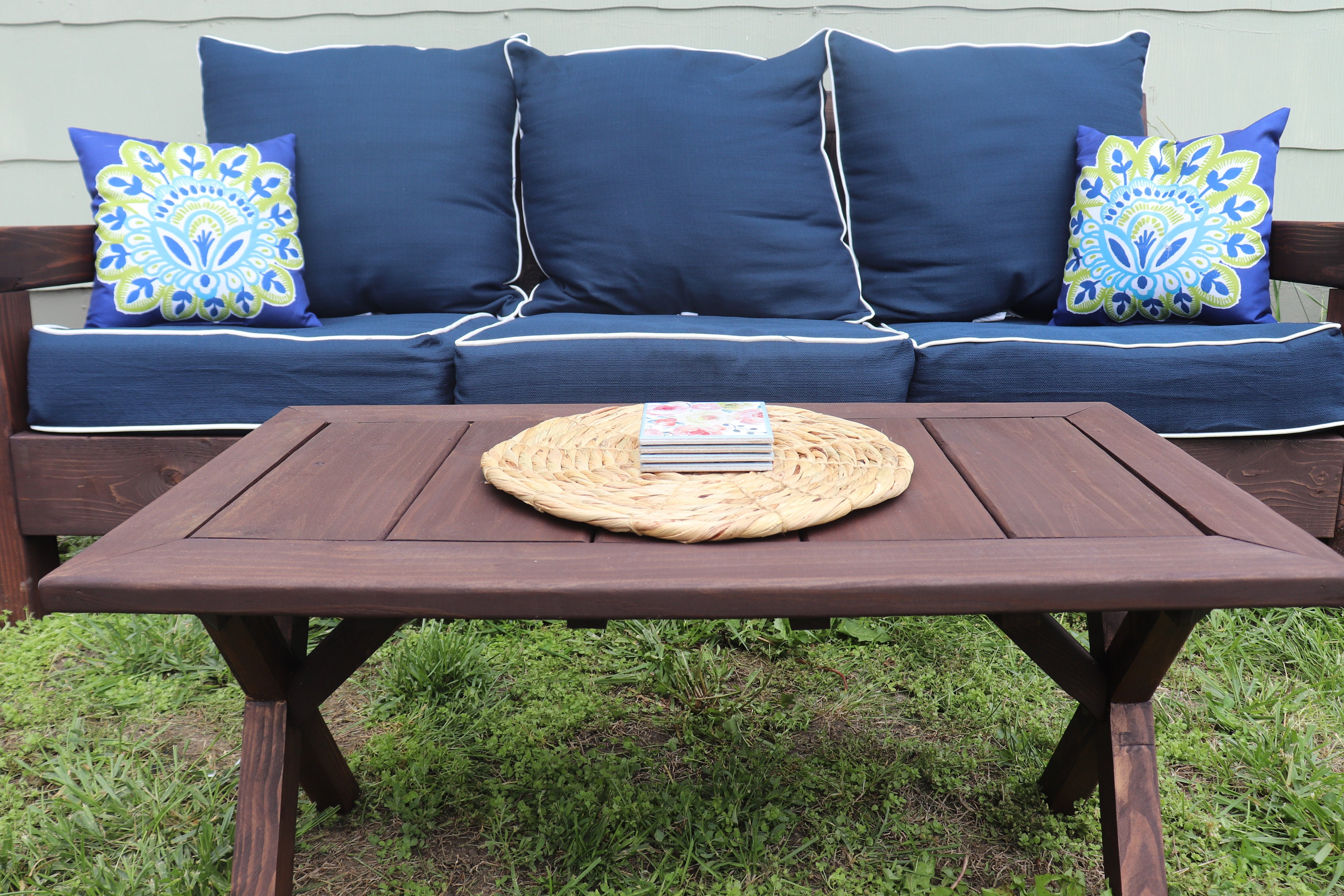 Patio Sofa and Table Etsy