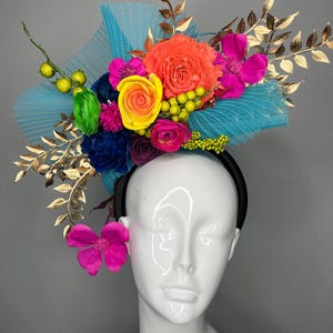 Golden Hour Bloom Fascinator Hat