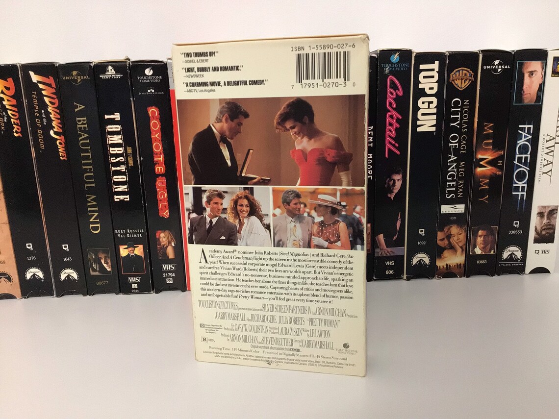 Pretty Woman VHS Video Cassette Tape Movie Vintage Retro Etsy