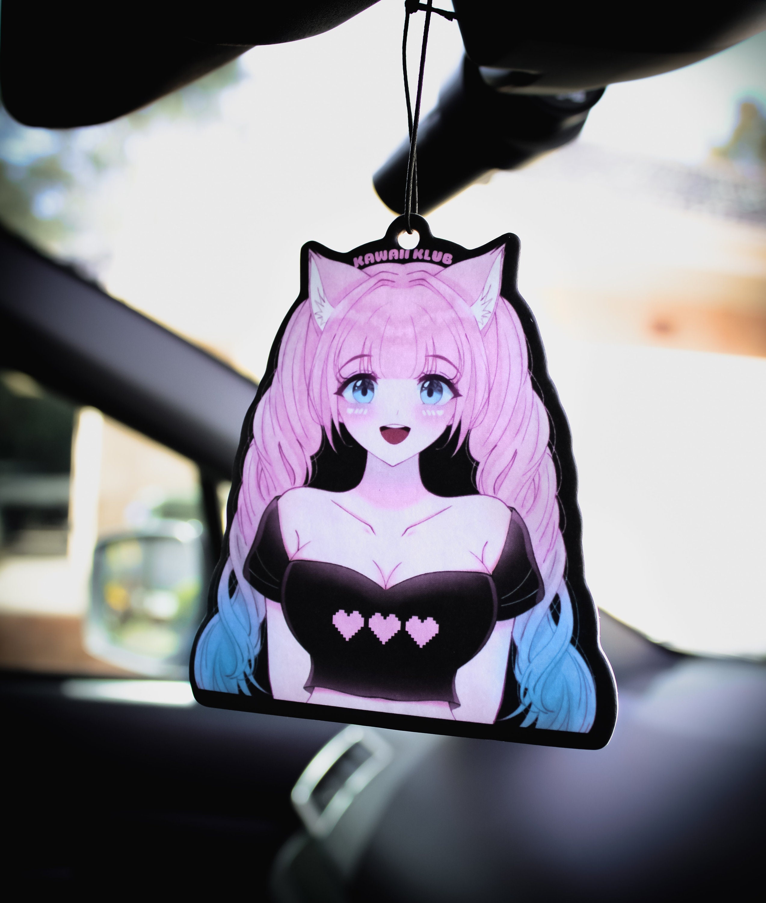 Neko Girl Air Freshener Etsy