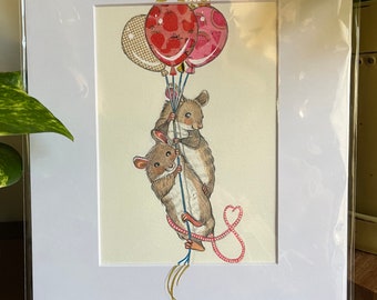 ORIGINAL ART - Balloon Mice