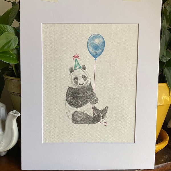 ORIGINAL ART - Panda Party Bear