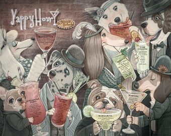 PRINT - Party Dogs