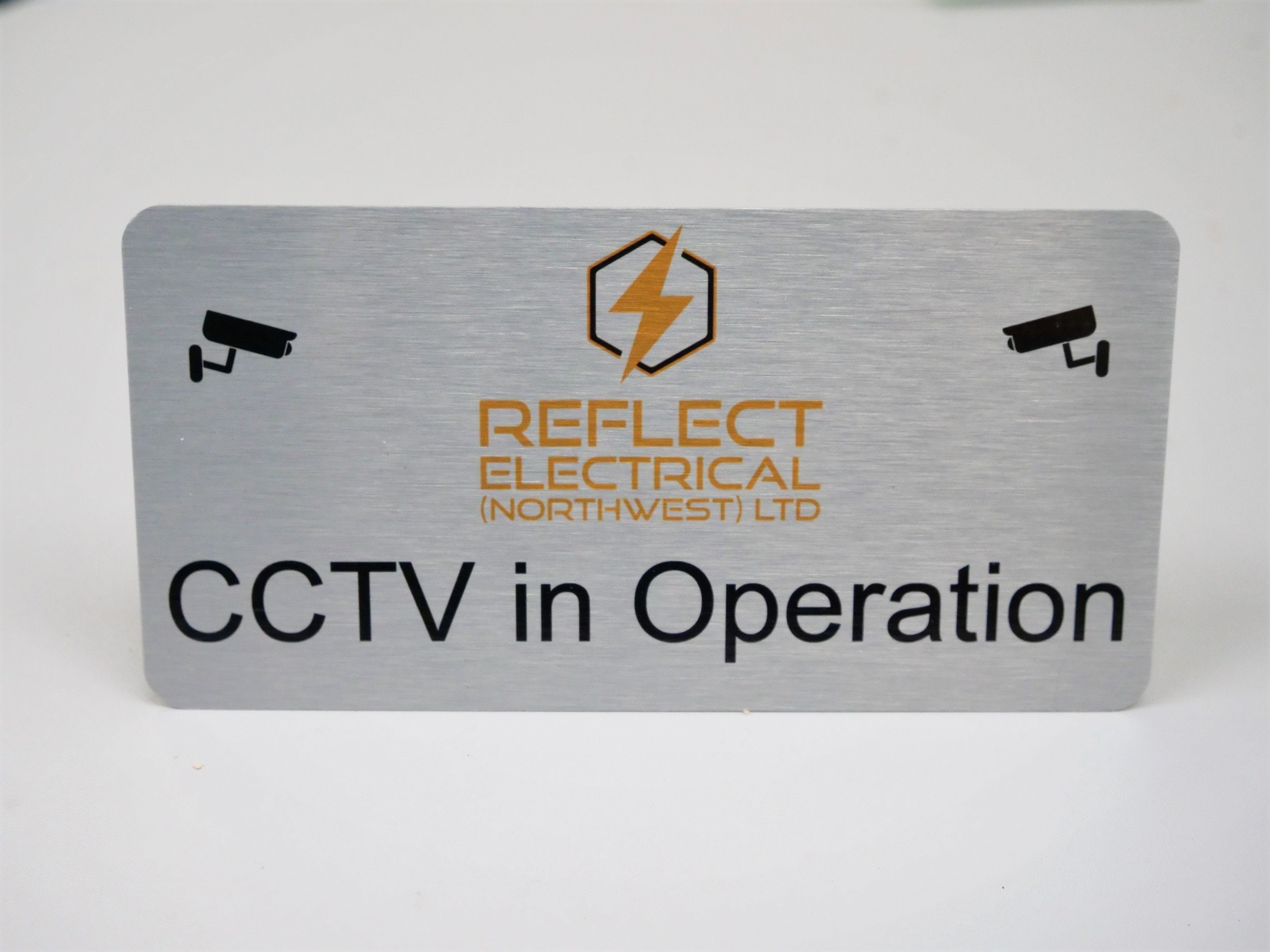 Warning CCTV Sign Electrician Custom Sign CCTV in Etsy