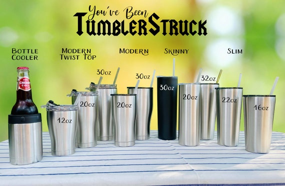 Customized 22oz Stainless Steel Skinny Tumbler Yellow