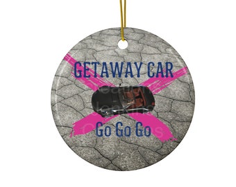 Swifty Getaway Car Ornament, Swifty Getaway Car Ornament, Swifty Car Mirror, Swifty Gift, Swifty Car Accessory, TS Getaway Car