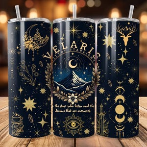Velaris, City of Starlight, 20 Oz Tumbler,  Gift for Her, Gift for Him, Bookish Gifts, The Night Court, Fantasy Gift, Suriel, ACOTAR
