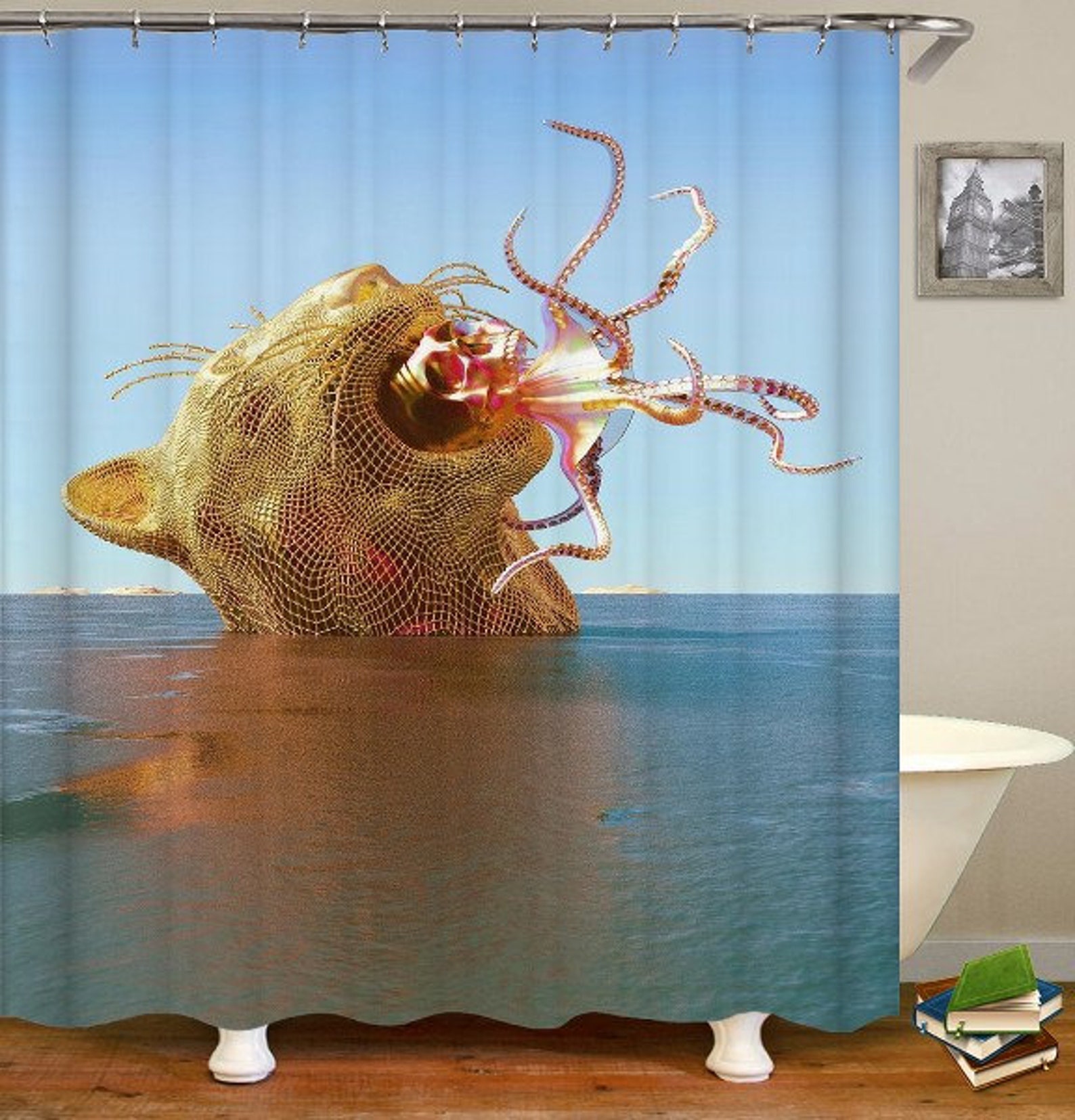 Shower curtain Etsy