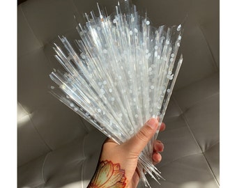 20 Hand rolled empty henna cones/ empty henna cones/ cones for canvas/ cones for acrylic paint/cellophane cones/empty cellophane cones/empty