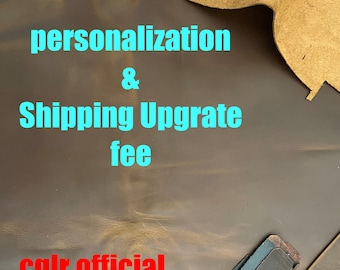 Shipping Fee & Personalization Fee