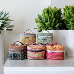 トイレタリーバッグ オリエンタルコレクション、トイレタリーバッグ、トラベルケース、刺繍収納バッグ、ハンドバッグ、最高のギフト、趣味ポーチ、化粧ポーチ