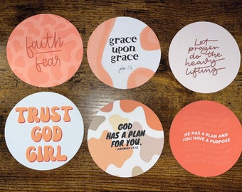 Christian Religious Faith Cardstock For Car Freshies