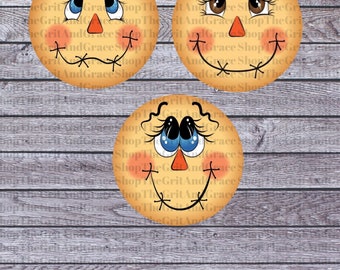 Fall Halloween Autumn Scarecrow Cardstock For Car Freshies