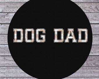 Papà di cane, immagine digitale neutra PNG per cartoncino Car Freshie