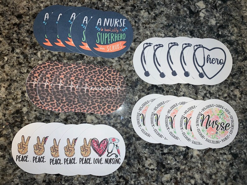 Nurse Life Hero Essential Worker Cardstock For Car Freshies Etsy