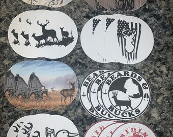 Men’s Deer Hunting Buck & Duck Cardstock For Car Freshies