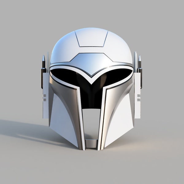 Mandalorian "Elite" Female Helmet 3D Printable Helmet Concept