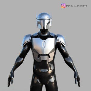 Mandalorian Elite Armor STL File Set