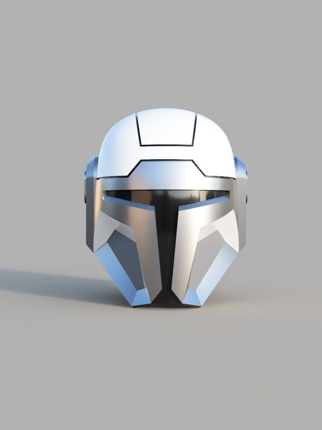 Heavy Mandalorian Helmet Concept Etsy