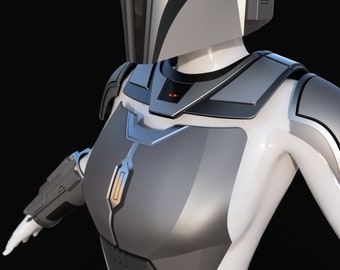 グローグー・ベスカー胸部装甲プレート ベビーヨーダ マンダロリアン