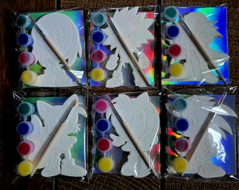 Speedy Hedgehog Resin Magnet Painting Kit – Kids Birthday Party Favor Bag Activity