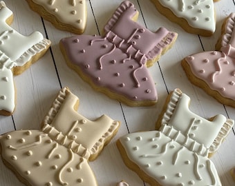 Onesie Cookies - Baby Girl Onesie Cookie - Onesie Sugar Cookies - Baby Shower Cookies