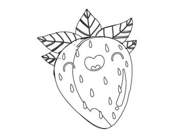 Download Vegetable Coloring Etsy