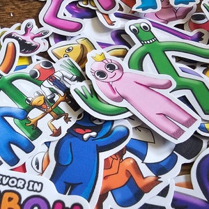 Rainbow Friends Stickers Pack of 33 , Stickers for Kids