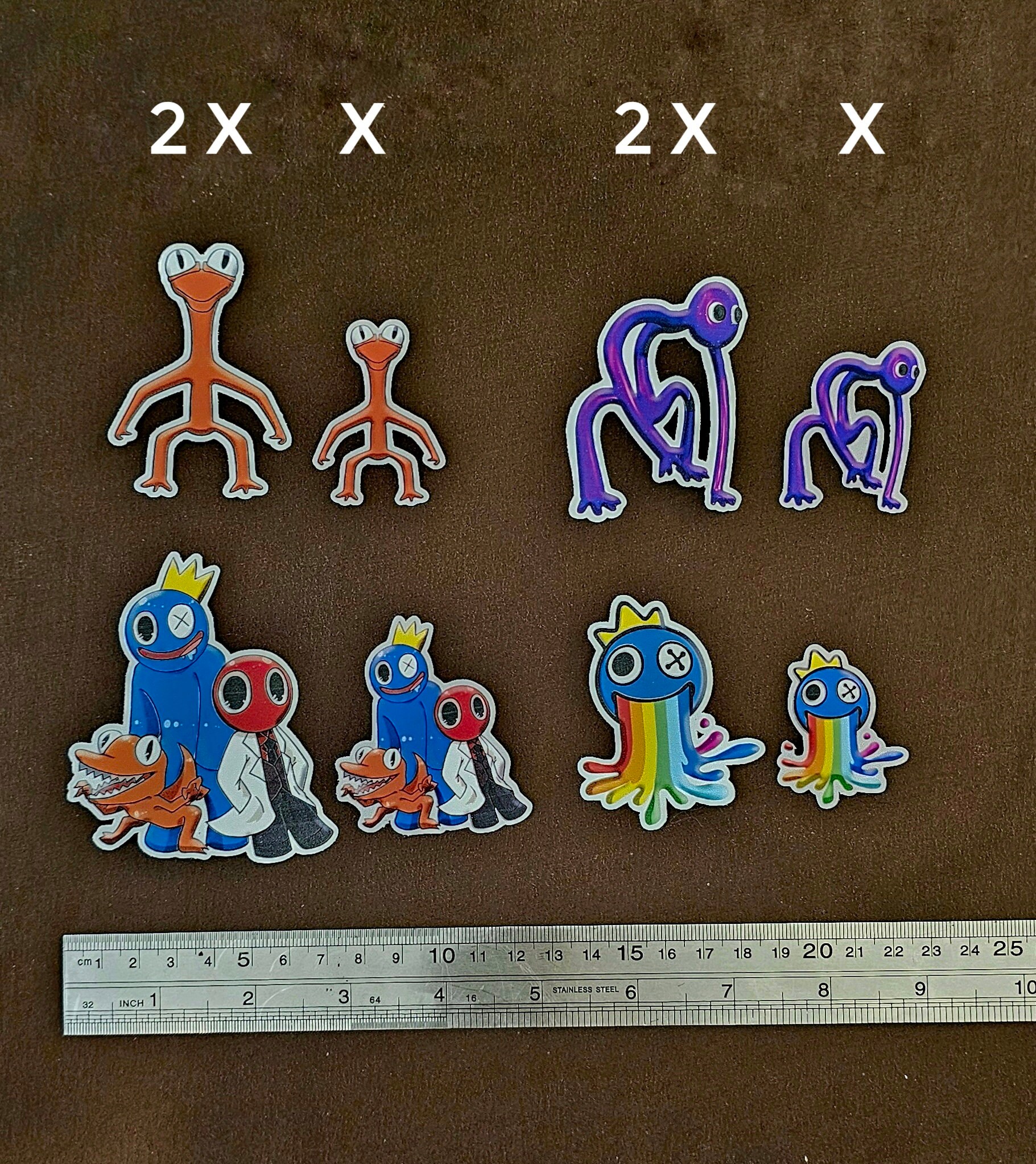 Rainbow Friends Lot de 50 autocollants arc-en-ciel pour ordinateur portable, vélo, guitare, bagages, téléphone, ordinateur, skateboard