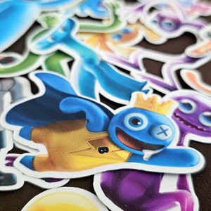 Rainbow Friends Stickers - ULTRA REALISTIC new version - Pack of 15, Stickers for Kids
