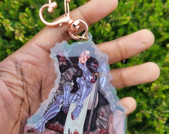 Bloody Lady Knight | 3" Epoxy Charm