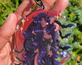 Vampire Girl | 3.5" Epoxy Charm
