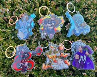 Marvel Rivals 3" Acrylic Keychains | Vanguards Strategists Duelists