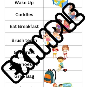Digital Visual Schedule for Children with ADHD.
