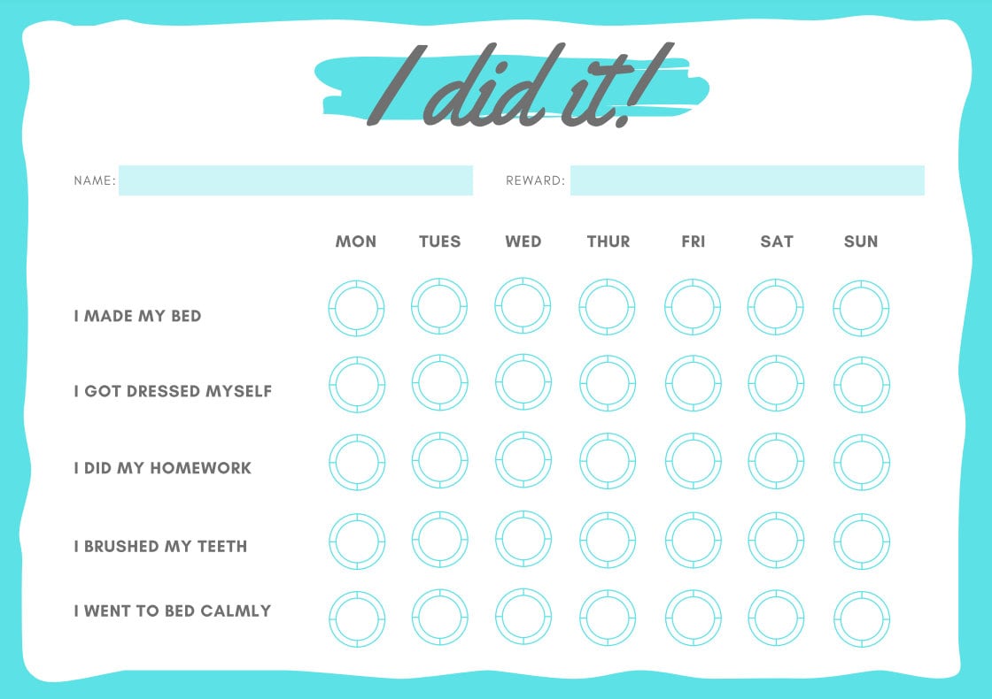 Charts For Adults