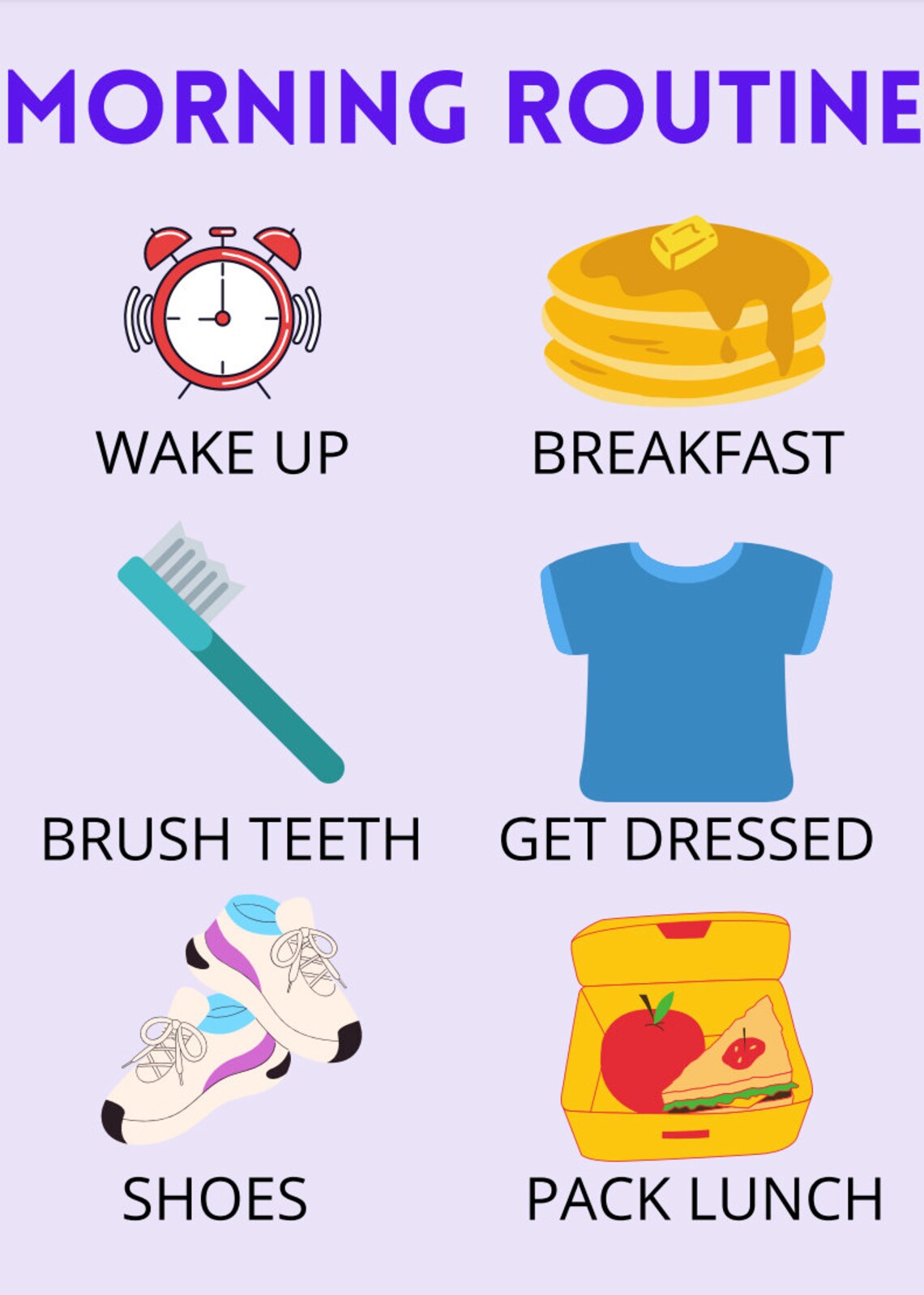 Morning Routine for Kids ADHD/ODD Printable Etsy UK